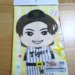 阪神タイガース　梅野隆太郎　選手イラス　フェイスタオル