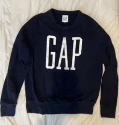 GAP ロゴ　スウェット　ネイビー　S