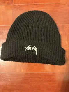 Stüssy 黒 ニット帽