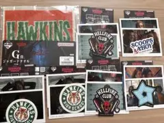 一番くじ ストレンジャー・シングス G賞 タオル I賞 ブロマイド ステッカー