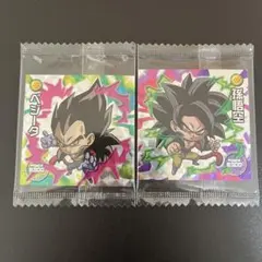 ドラゴンボール　ウエハース　シール　32. 孫悟空　ベジータ