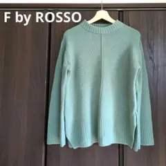 F by ROSSOアーバンリサーチ ウールカシミヤセンターシームニット