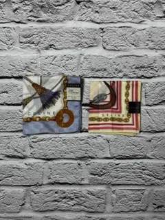 美品　CELINE　ハンカチ　2枚　ｗ1926-0127-18-4