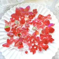 R-1 デコパーツ 70g レッド 赤 ホイップデコ 推し活 メンカラー