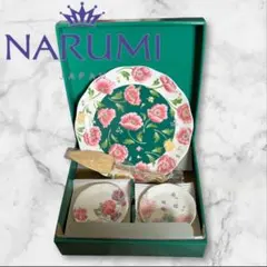 【未使用品】NARUMI ナルミ　プチケーキセット　花柄　大皿　小皿5枚　セット