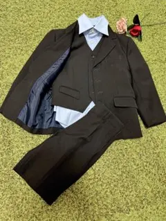 【値下げ 早い者勝ち】フォーマルスーツ４点セット　入学式　卒園式　120cm