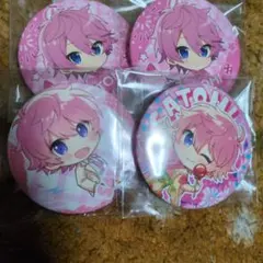 すとぷり　さとみ　くん　缶バッジ　４個セット