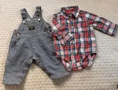 ベビー服　シャツ　ロンパース　カバーオール