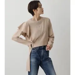 AZUL by moussy 2wayニットトップス