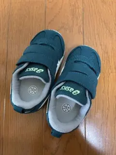 【値下げ】asics ベビーシューズ ダークグリーン 13.0cm