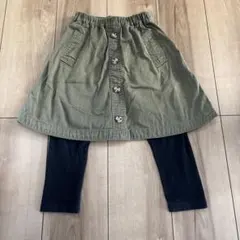 branshes スカート スカッツ 110 カーキ