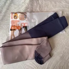 二重構造 あったか裏起毛 グラデーションタイツ (フリーサイズ)