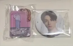 JO1 カプセルトイ 佐藤景瑚 ブリスター入りミニアクリルスタンド 缶バッジ