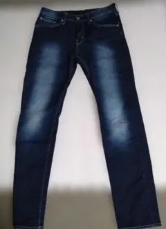 ダークブルー スキニーデニム