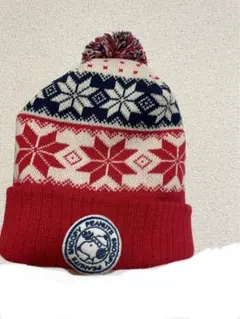 スヌーピー ニット帽 フリーサイズ　かわいい