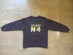 1995年購入STUSSY N°4 ダークブラウン トレーナー