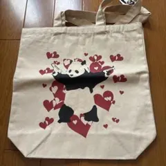 BRANDALISED パンダデザイン トートバッグ　バンクシー