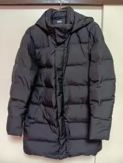 UNIQLO ブラック シームレスダウンコート XL