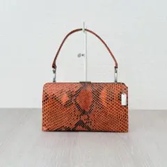 Coach Rare Python Snakeskin Clutch Bag