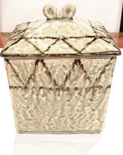 茶道具 水指 角水指