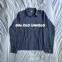 Cityboy 短丈 00s OLDUNIQLO ブルーチェックシャツ