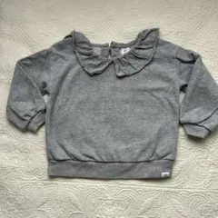baby GAP グレーの襟付きトレーナー 3years