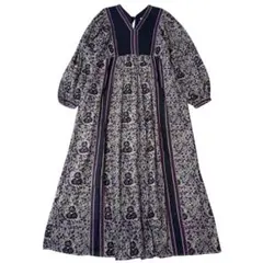TSUHARUbySamansa Mos2 ランダム刺繍レース切替ワンピース S - メルカリ