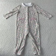 ラルフローレン　長袖ロンパース　9M 花柄