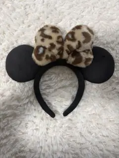 ディズニー ヒョウ柄 カチューシャ