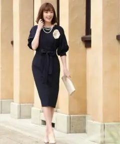 ruirue boutique バルーンスリーブワンピース　9号