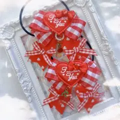 *⑅︎୨୧ヘアゴム✩キッズリボン୨୧⑅︎*