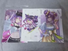 常闇トワ　クリアファイル　3枚　サンリオコラボクロミ　ホロライブ