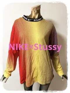 ☘️T20939☘️NIKE×Stussy グラデーション長袖カットソー M