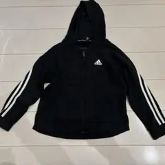 adidas kidsパーカー　黒　140