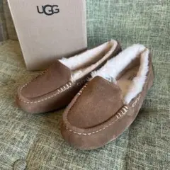 《美品》UGGアグ☆モカシンシューズ アンスレー 25cmチェスナット