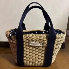 ブルーレーベルクレストブリッジ カゴバッグ