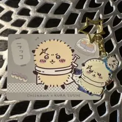 ちいかわ　ラッコ カード、キーホルダー andココスコラボ　スライドケース