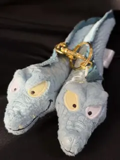 リトルマーメイド　ジェットサム　フロットサム　ぬいぐるみキーホルダー