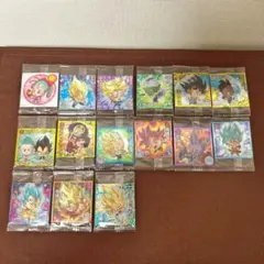 ドラゴンボール超戦士シールウエハース超　超絶感謝の十周年　15種　まとめ売り