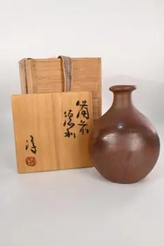 越中瀬戸焼　飴釉　徳利　時代箱付　C　R9816 越中瀬戸焼 飴釉 徳利 時代箱付 C R9816 - メルカリ