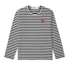 PLAY COMME des GARÇONS ストライプ長袖カットソー ボーダー