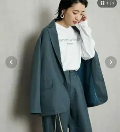 セットアップ　ブルー　レディースM