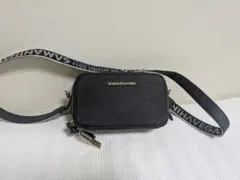 SAMANTHAVEGA ブラックミニショルダーバッグ