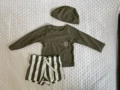 ベビー水着 80 3点セット