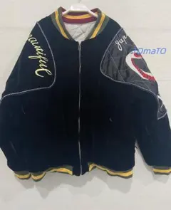 キャピタル　kapital サテンスカジャン虎刺繍 キャピタル kapital サテンスカジャン虎刺繍 - メルカリ