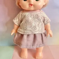 ハンドメイド　メルちゃん　ソランちゃん　メルちゃん服　セット　上下　半袖