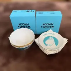 MOOMIN サラダボウル2枚　デザート皿4枚セット