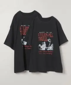 ジーナシス★ビンテージROCK SS TEE Tシャツ　ブラック　難あり