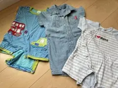 ベビー ロンパース カバーオール 3点セット