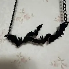 コウモリ ネックレス チェーン全長60cm